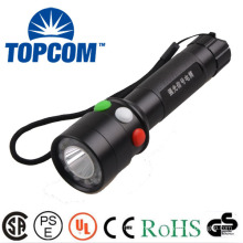 Rechargeable Battery Power Source And Flashlights Type Tricolour Signal Flashlight